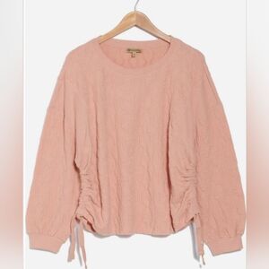 Democracy Pale Pink Crew Neck Sweater
